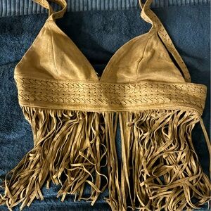 Fringe crop top